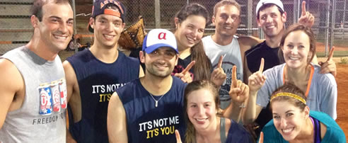 Coed Softball, Flag Football, and Kickball Leagues