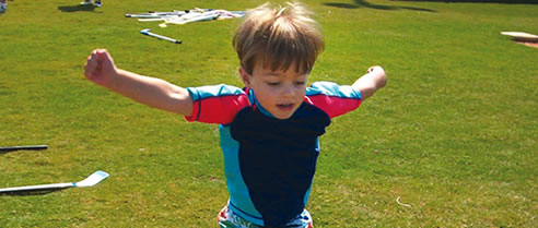 Multi-Sport for preschoolers includes soccer, t-ball, basketball