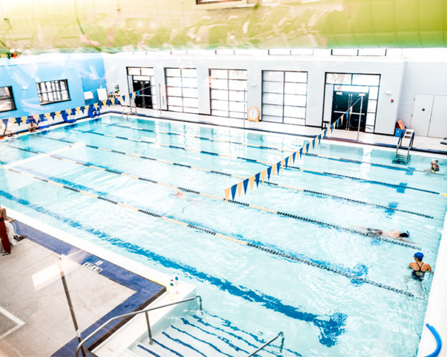 Indoor lap pool