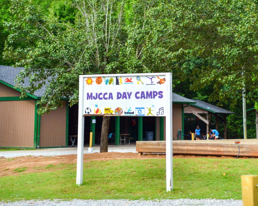 MJCCA Day Camps outdoor sign