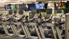 Treadmills at a gym