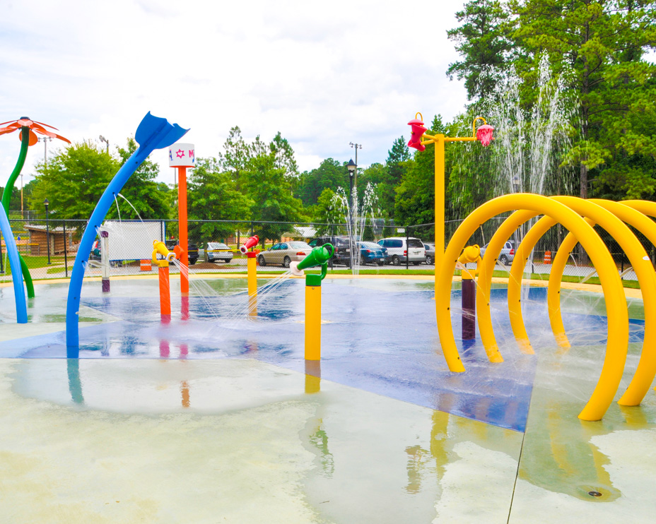 Water playground for kids