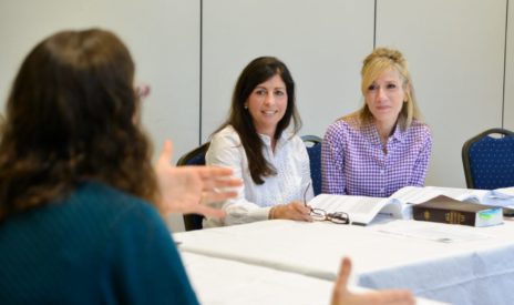 Women in a discussion group